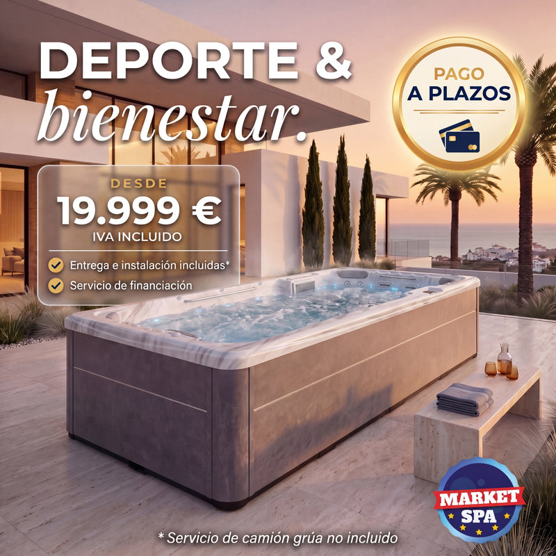 Spa de natación SwimFlow - Blanco