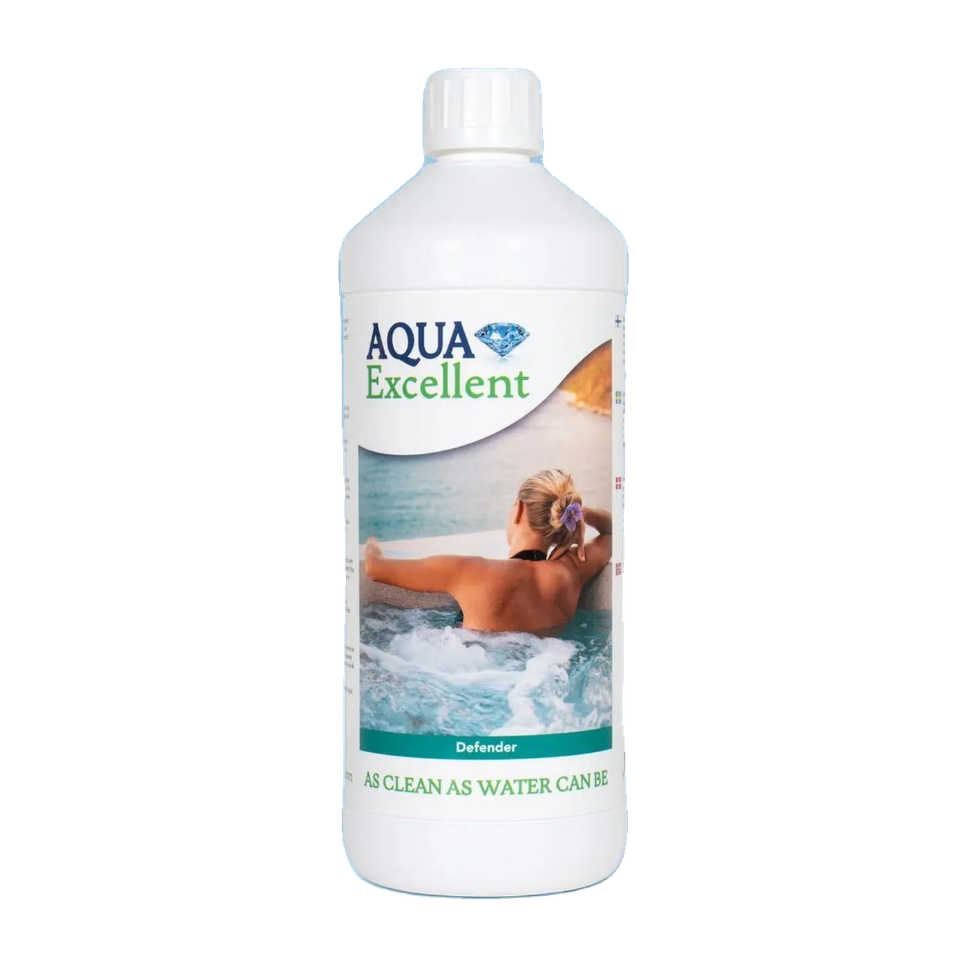 Defender — Anti-calcaire, Aqua Excellent, packshot détouré