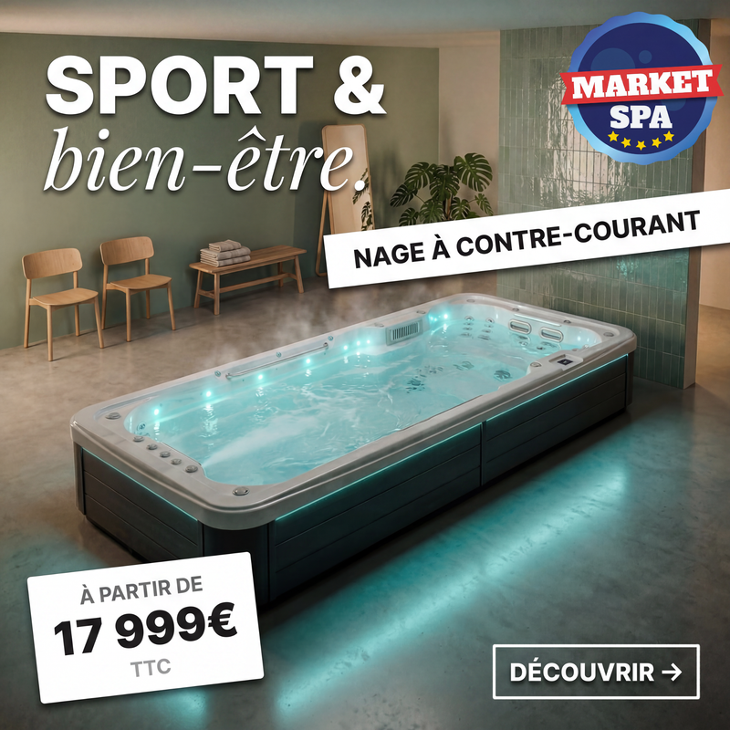 Spa de natación SwimFlow - Blanco