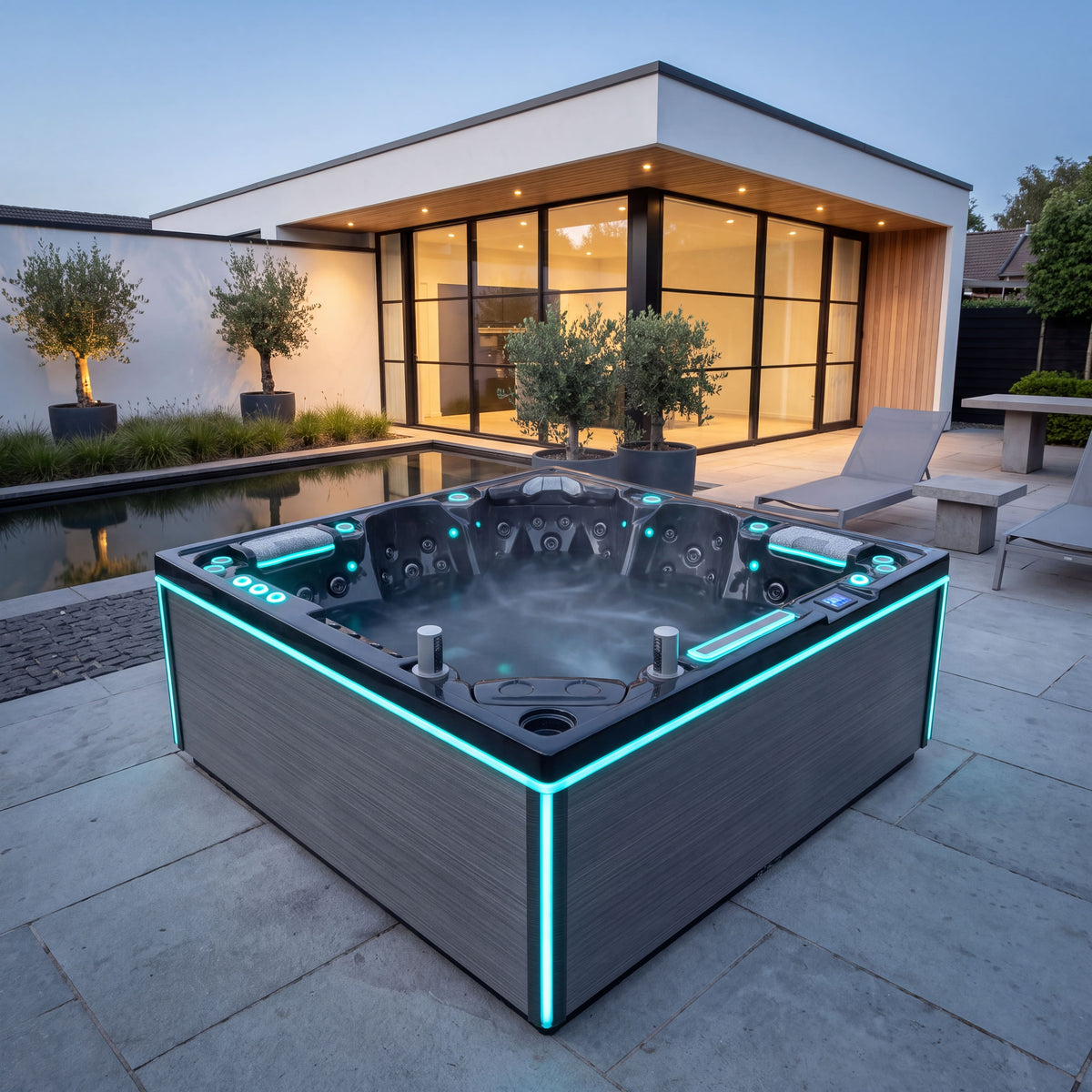 El punto luminoso de la terraza