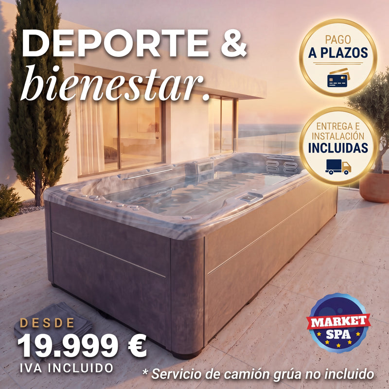 Spa de natación SwimFlow - Blanco