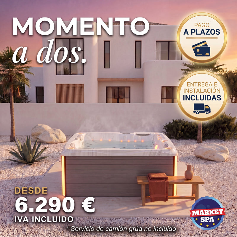 Twin Plug and Play - Spa de 2 plazas - Mármol Blanco