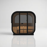 Cube 250 - Sauna extérieur — finition sombre