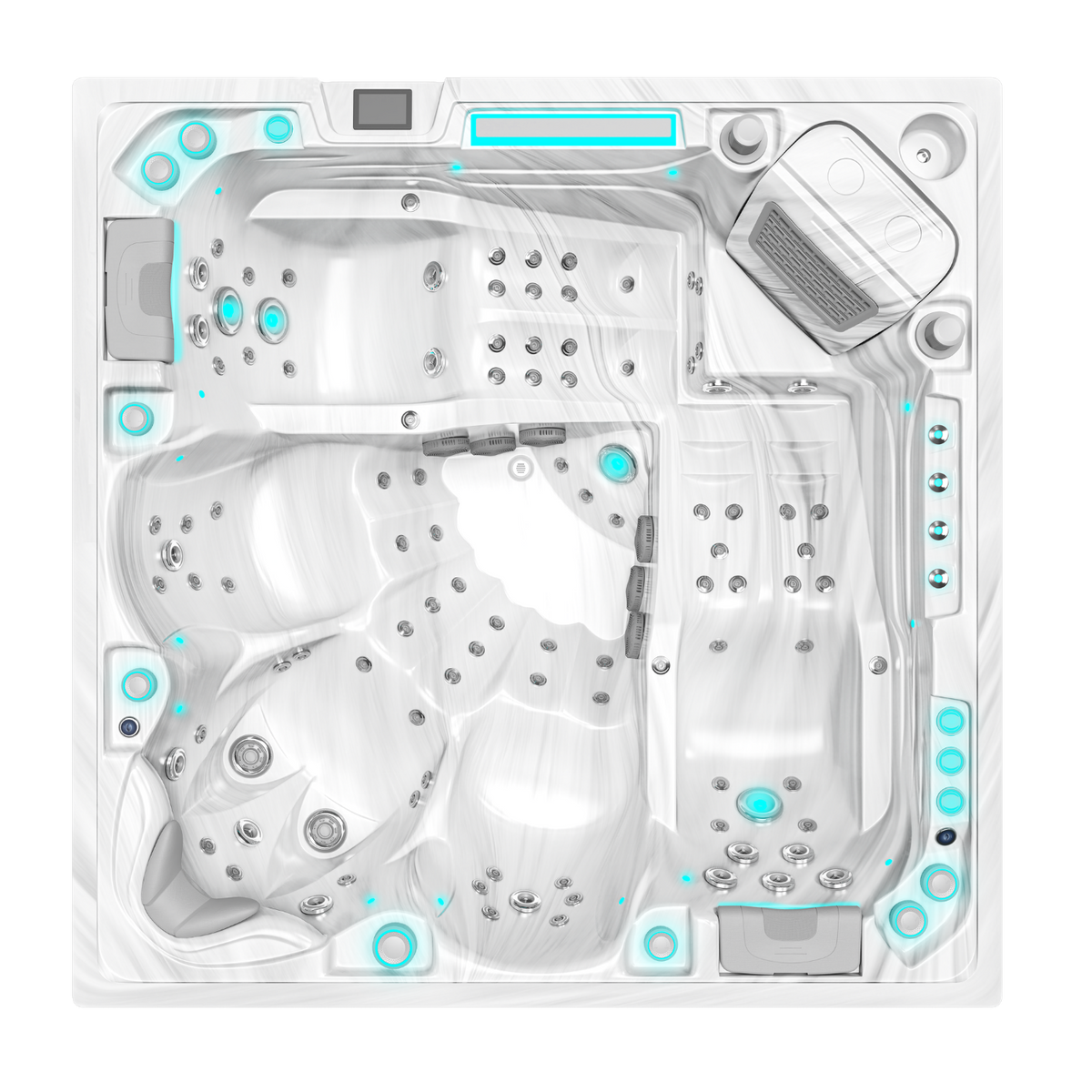 Volcano - Spa 5 plazas - Blanco