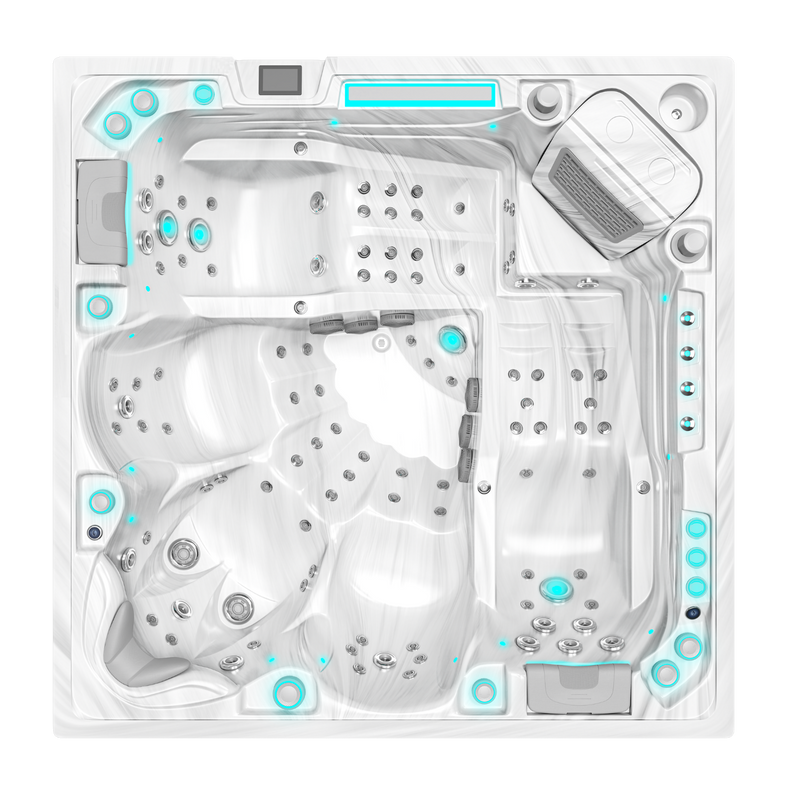 Volcano - Spa 5 plazas - Blanco
