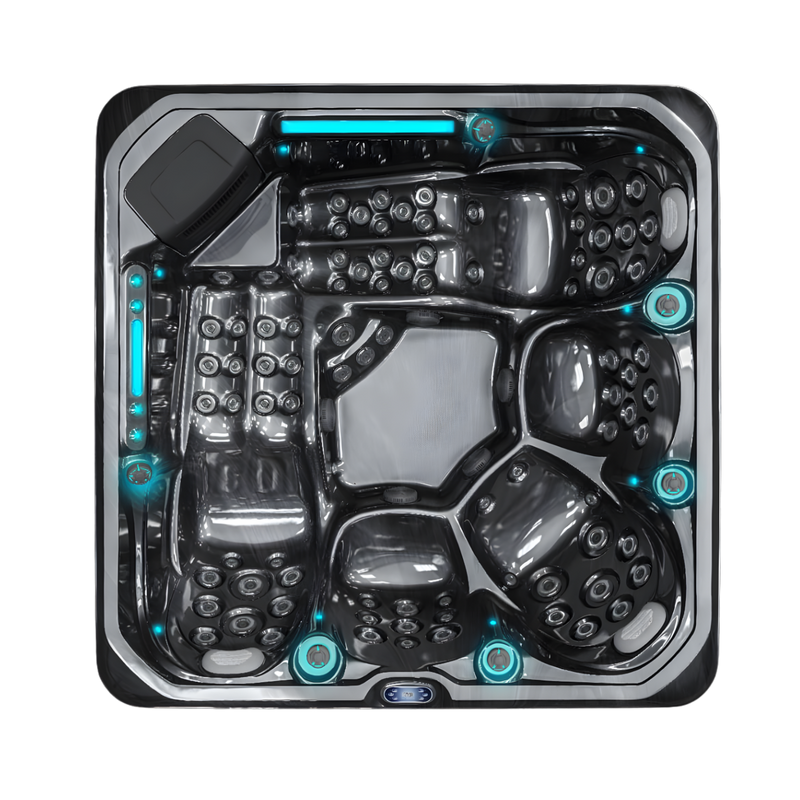 Neptuno V2 - Spa 5 plazas - negro