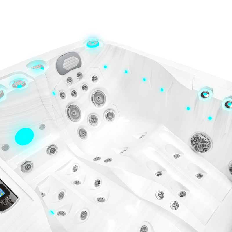 Twin Plug and Play - Spa de 2 plazas - Mármol Blanco