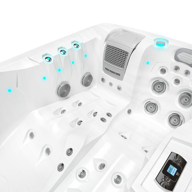 Twin Plug and Play - Spa de 2 plazas - Mármol Blanco