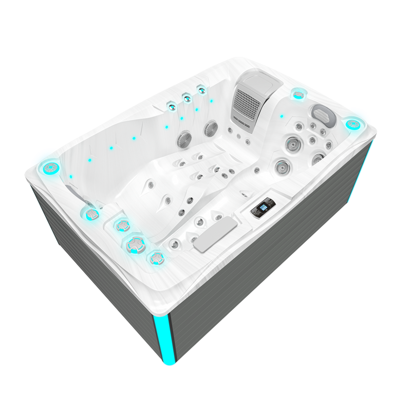 Twin Plug and Play - Spa de 2 plazas - Mármol Blanco