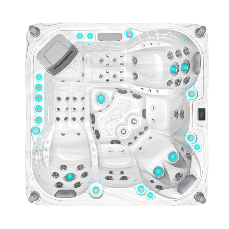 Volcano - Spa 5 plazas - Blanco