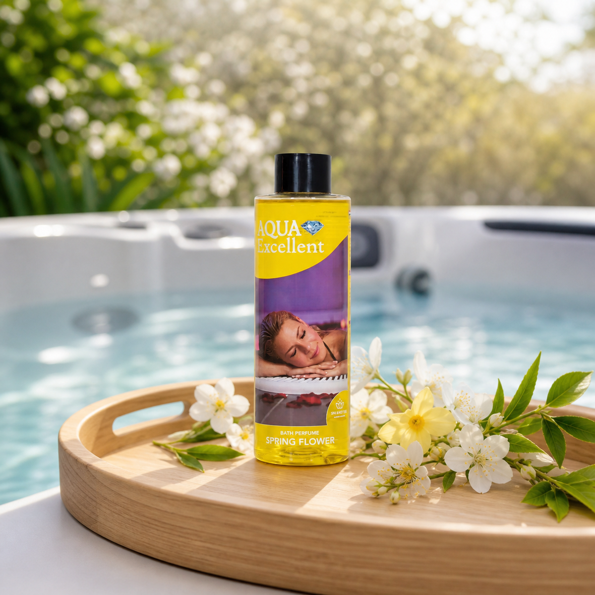 Aromathérapie Aqua Excellent Fleur du Printemps junto a un spa