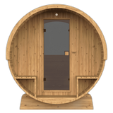 Barrel 210, sauna extérieur 4-6 places, vue de face détourée