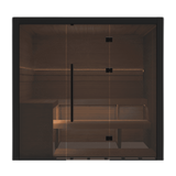 Nero 210, sauna intérieur 3-4 places, vue de face détourée