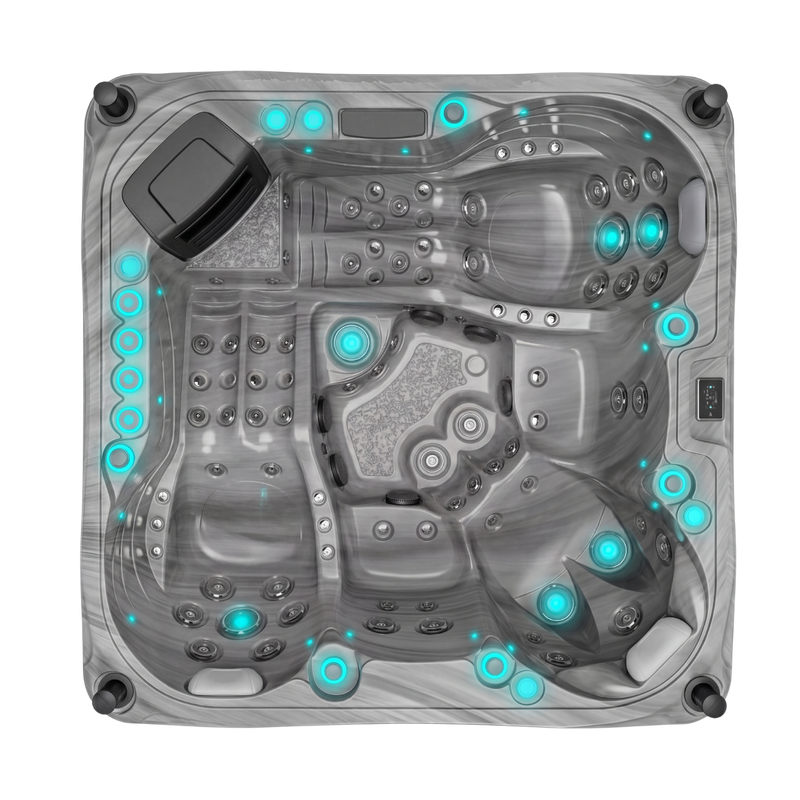 Volcano - Spa 5 plazas - Blanco
